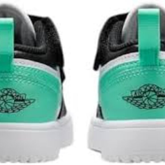 Nike Air Jorden's teal and black nike sneakers DR9748 girls size 1Y - Picture 2 of 11